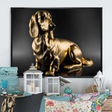 Golden Glam Dachshund I