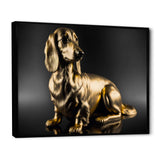 Golden Glam Dachshund I