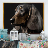 Portrait Of A Contemporary Dachshund