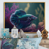 Magnificent Bettafish In Shades Of Blue And Purple I