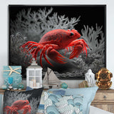 Red Deepsea Crab In Red And Black I