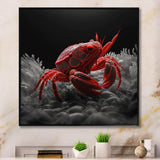 Red Deepsea Crab In Red And Black VI