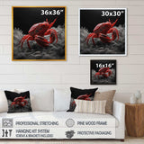 Red Deepsea Crab In Red And Black VI