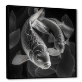 Monochrome Koi Fish