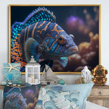 Beautiful Mandarin Fish In Shades Of Blue I