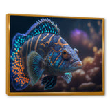 Beautiful Mandarin Fish In Shades Of Blue I