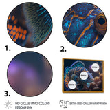 Beautiful Mandarin Fish In Shades Of Blue I