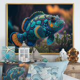 Beautiful Mandarin Fish In Shades Of Blue II