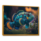 Beautiful Mandarin Fish In Shades Of Blue II