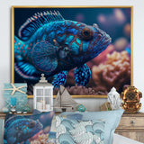 Beautiful Mandarin Fish In Shades Of Blue III