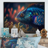 Beautiful Mandarin Fish In Shades Of Blue IV