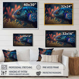 Beautiful Mandarin Fish In Shades Of Blue IV