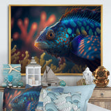 Beautiful Mandarin Fish In Shades Of Blue IV