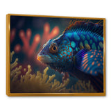 Beautiful Mandarin Fish In Shades Of Blue IV