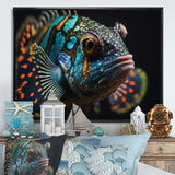 Beautiful Mandarin Fish In Shades Of Blue V