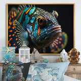 Beautiful Mandarin Fish In Shades Of Blue V