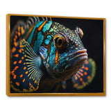 Beautiful Mandarin Fish In Shades Of Blue V