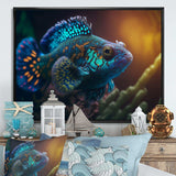 Beautiful Mandarin Fish In Shades Of Blue VI