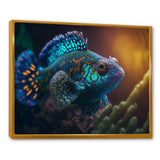 Beautiful Mandarin Fish In Shades Of Blue VI