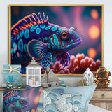 Beautiful Mandarin Fish In Shades Of Purple