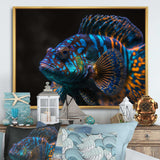 Beautiful Mandarin Fish In Shades Of Blue VII