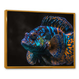 Beautiful Mandarin Fish In Shades Of Blue VII