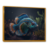 Beautiful Mandarin Fish In Shades Of Blue VIII