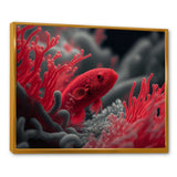 Black And Red Tropical Fish VI