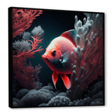 Tropical Fish In Shades Of Red And Blue I