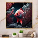 Tropical Fish In Shades Of Red And Blue I