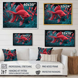 Tropical Fish In Shades Of Red And Blue III