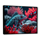 Tropical Fish In Blue And Red I