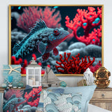 Tropical Fish In Blue And Red I