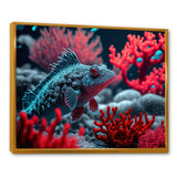 Tropical Fish In Blue And Red I