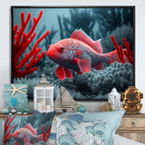 Tropical Fish In Blue And Red II