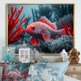 Tropical Fish In Blue And Red II