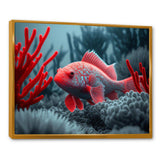 Tropical Fish In Blue And Red II