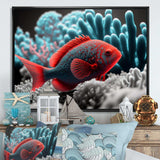 Tropical Fish In Blue And Red III