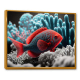 Tropical Fish In Blue And Red III