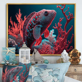 Tropical Fish In Blue And Red V