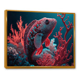 Tropical Fish In Blue And Red V