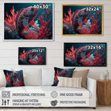 Tropical Fish In Blue And Red V