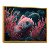 Mysterious Tropical Fish In Blue And Red I