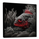 Mysterious Tropical Fish In Blue And Red III