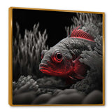 Mysterious Tropical Fish In Blue And Red III