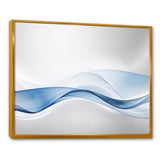3D Wave of Water Splash Framed Canvas Vibrant Gold - 1.5" Thick
