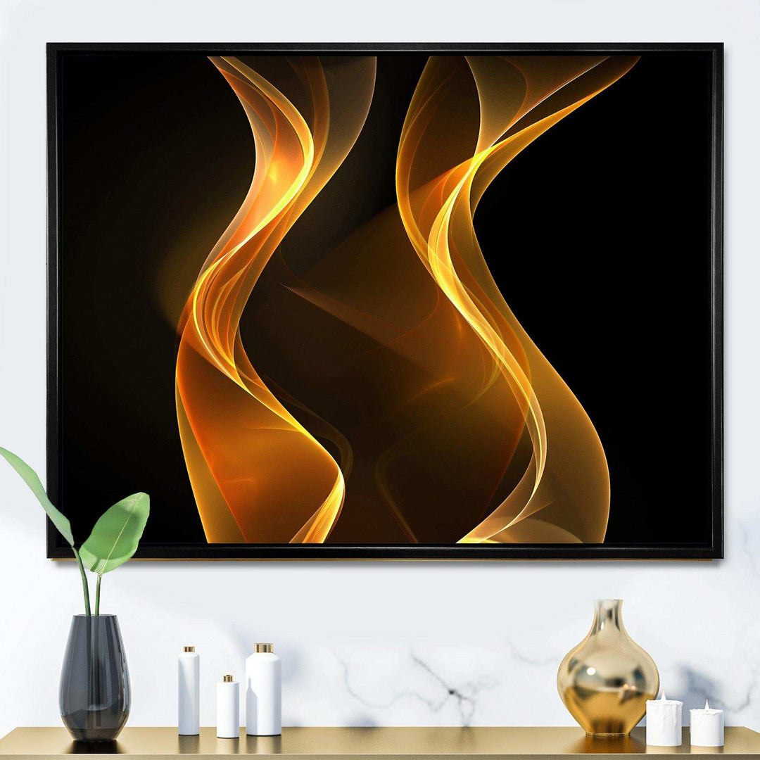 Straight Pink Waves - Modern Bedroom Wall Art