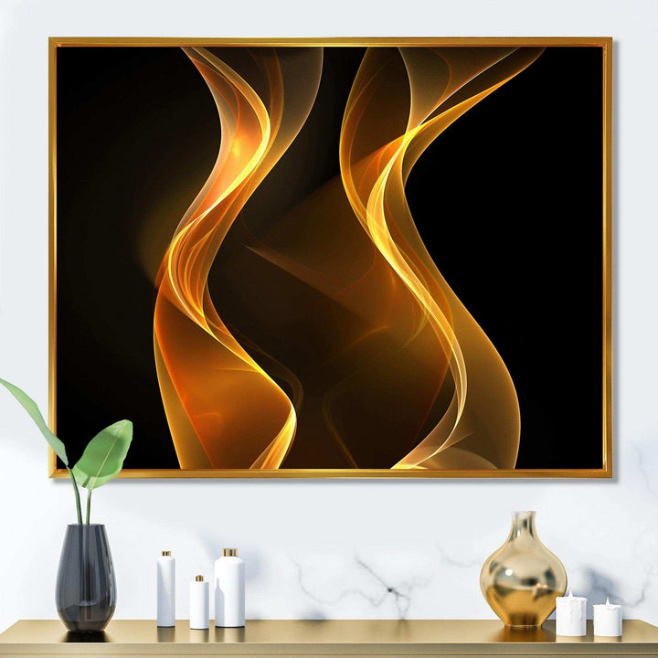 Straight Pink Waves - Modern Bedroom Wall Art