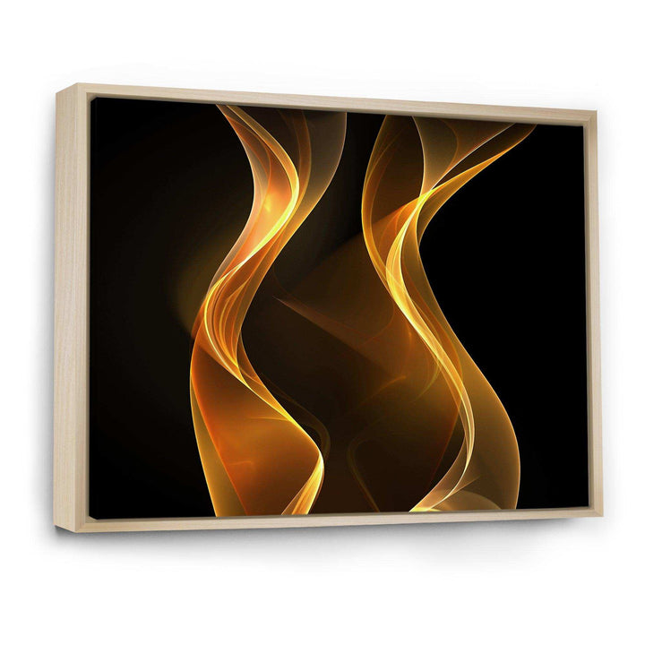 Straight Pink Waves - Modern Bedroom Wall Art