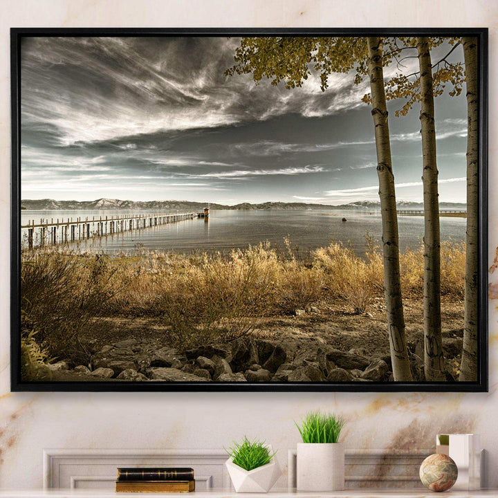 Pier in Brown Lake